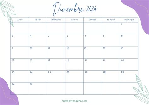 GRATIS Descarga Las Plantillas De Calendario Diciembre 2024 Para