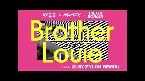 VIZE x Imanbek x Dieter Bohlen ft Leony - Brother Louie (Fylon Remix ...