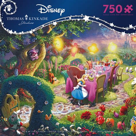 Thomas Kinkade Disney Dreams Alice In Wonderland 750 Piece Puzzle