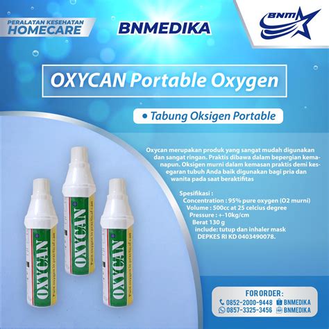 Jual Oxycan Oxygen Oksigen Portable Murah Dan Original Shopee Indonesia