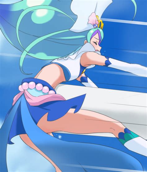 Kaidou Minami And Cure Mermaid Precure And More Drawn By Haruyama