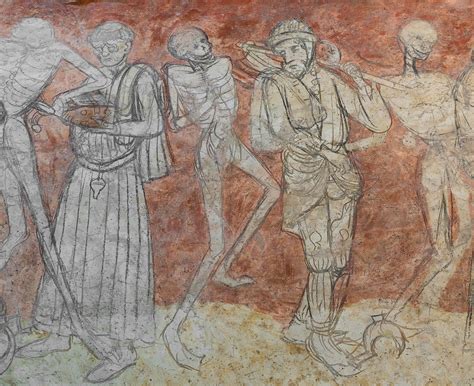 La danse macabre du XVe siècle Abbaye de La Chaise Dieu