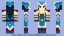 SnowStorm Sivir Minecraft Skin