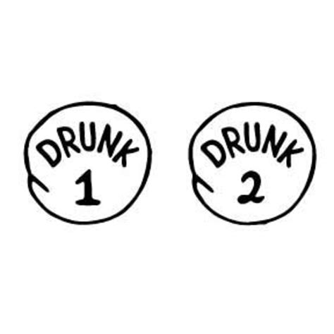 Drunk 1 Drunk 2 Cut File Etsy