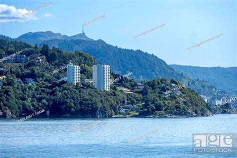 Norway Vestland Suburbs Of Bergen Stock Photo Picture And Rights