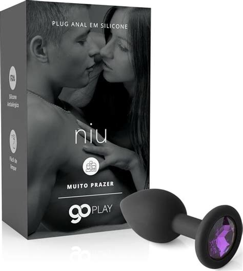 Plug Anal A Sós Go Play Niu Silicone Beleza na Web