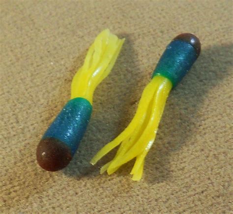 Crappie Panfish Tube Fishing Lure Pack Of Soft Plastic In