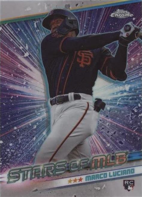 2024 Topps Series 1 Stars Of MLB Chrome CSMLB 30 Marco Luciano RC