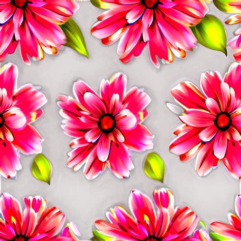 Download Pink Flower Pattern Png Rpd