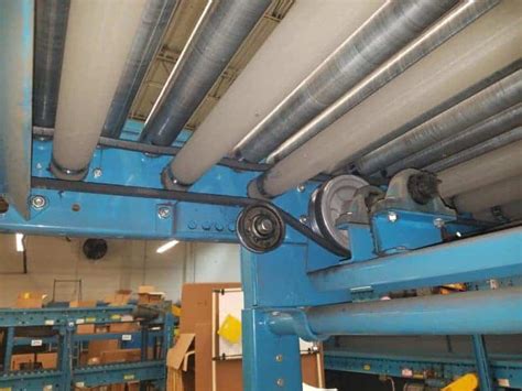 Used Hytrol 24 And 30 Live Roller Power Conveyor