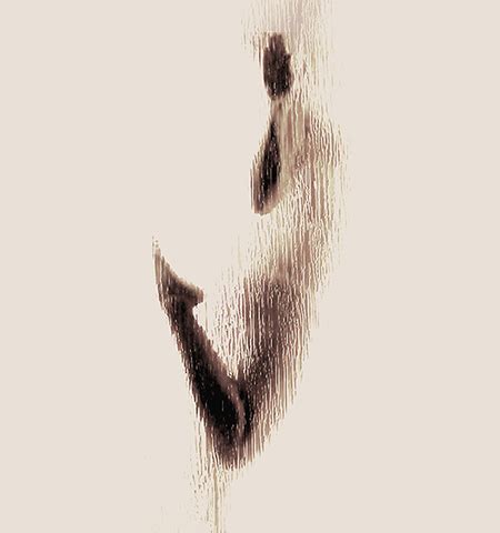 Naked Silhouette Alphabet Tipografía de Anastasia Mastrakoul Área Visual