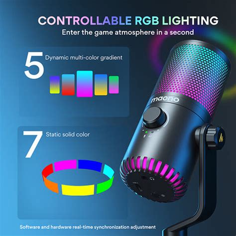 DM30 RGB Gaming Condenser USB Microphone | Maono