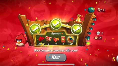 Angry Birds 2 Daily Challenge Today How To Birdie Reds Rumble Monday Supper Bird Challenge