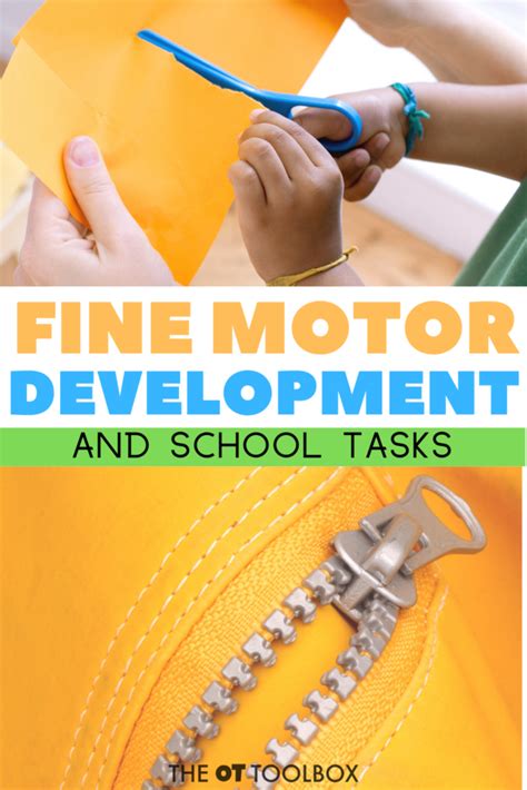 Fine Motor Skills Needed At School The Ot Toolbox