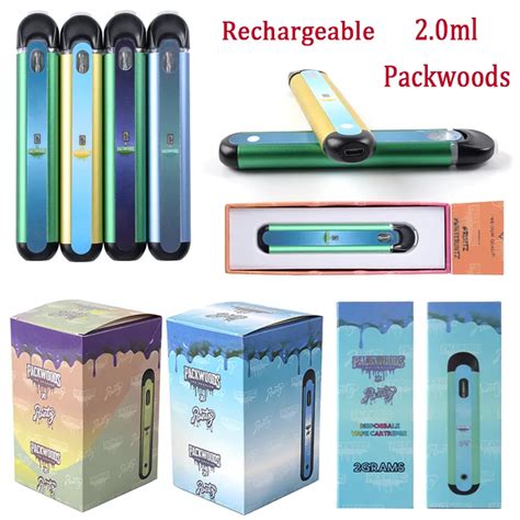 New Packwoods X Runty E Cigarettes Disposable Vape Pen 2ml Pods Thick