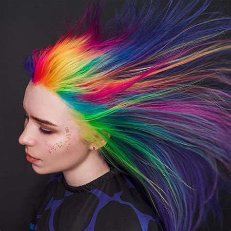 30 Bright Rainbow Colored Hairstyles By Russian Artist Snezhana Vinnichenko Artofit