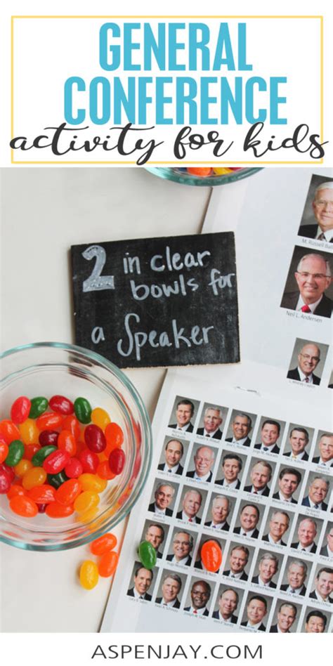 General Conference Activity For Kids Find The Speaker Aspen Jay