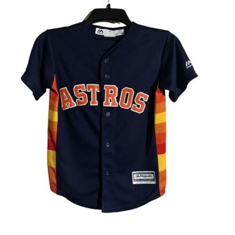 Yahooオークション Houston Astros Carlos Correa Youth Small 8 Ma