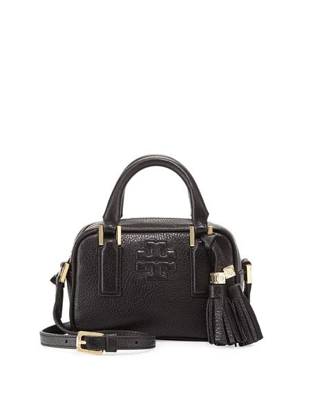 Tory Burch Thea Mini Crossbody Satchel Bag Black