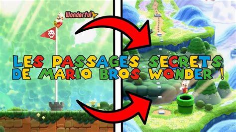 Tous Les Passages Secrets De Super Mario Bros Wonder Youtube