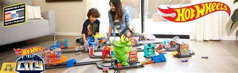 Hot Wheels GBF91 Fuga Dall Officina Playset Per Macchinine Con Veicolo Gioco Per Bambini Di 4