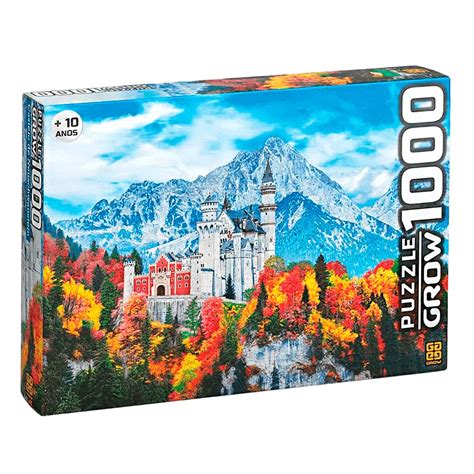 Quebra Cabe A Pe As Castelo De Neuschwanstein Grow Livraria Bar O