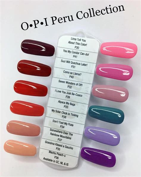 The Opi Peru Collection Has Been Received So Well This Week In Auckland