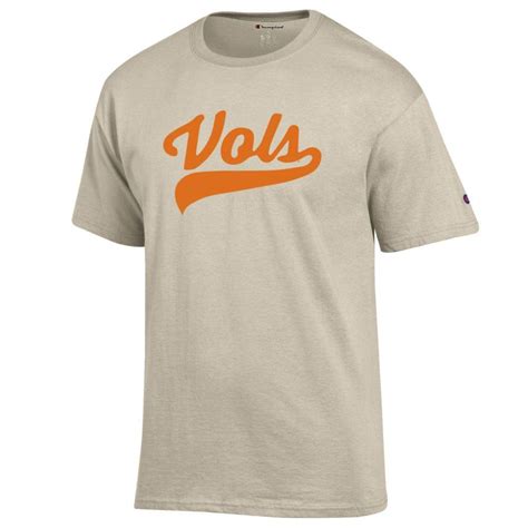 Vols Tennessee Champion Mens Vols Script Tee Shirt Alumni Hall