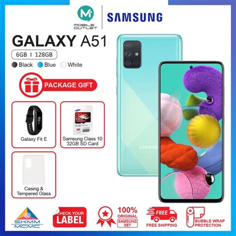 Samsung Galaxy A51 8gb256gb 1year Warranty By Samsung Msia Shopee