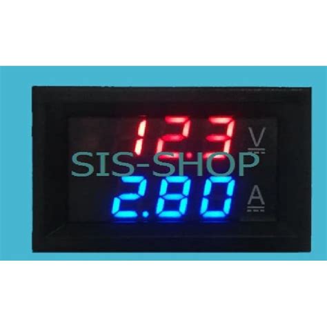 Jual Dual Volt Meter And Ampere Meter Digital Ammeter Voltmeter 10a 0 100 Vdc Shopee Indonesia