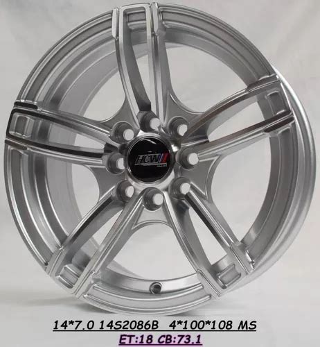 Paquete De 4 Rines 14 4 100 108 Hcw S2086b Cod 3254