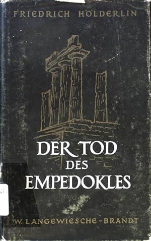 Der Tod Des Empedokles Von Hoelderlin Zvab