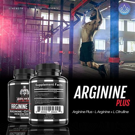 Dr Emils ARGININE Plus L Arginina L Citrulina 2500 Mg De Alta Dosis