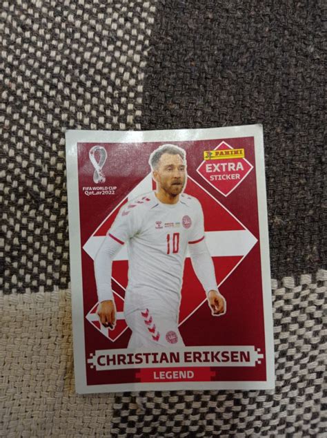 Vendo Figurinha Christian Eriksen Extra Bord Lbum Da Copa Item P