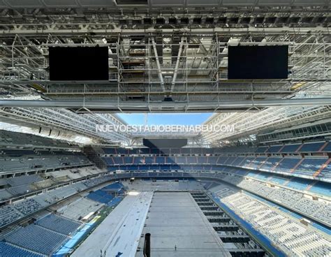 5 Fresh Pics Of New Santiago Bernabeu As Roof Emerges Football