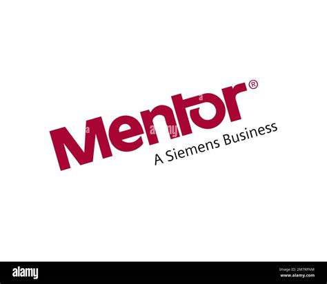Mentor Graphics Rotated Logo White Background Stock Photo Alamy