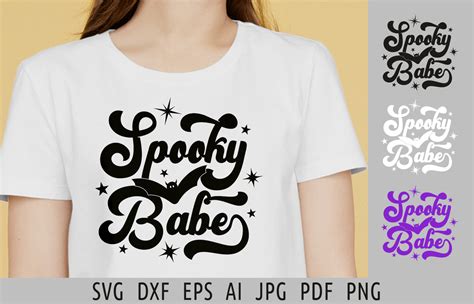 Spooky Babe Svg Retro Funny Halloween Graphic By Julia S Digital Designs Creative Fabrica