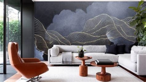 9 Desain Dinding Ruang Tamu Minimalis, Interior Jadi Mewah