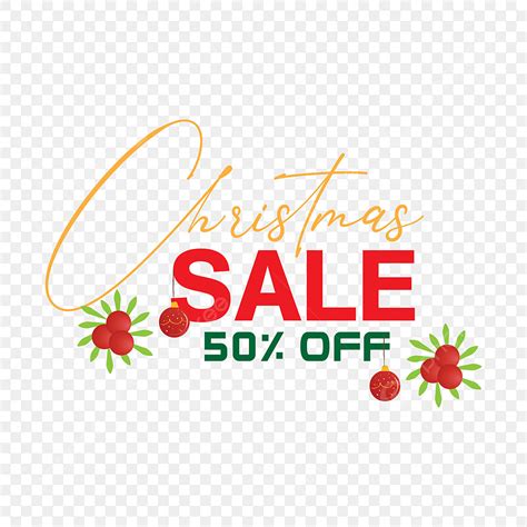 Discount Sale Banner Vector Design Images Golden And Red Christmas