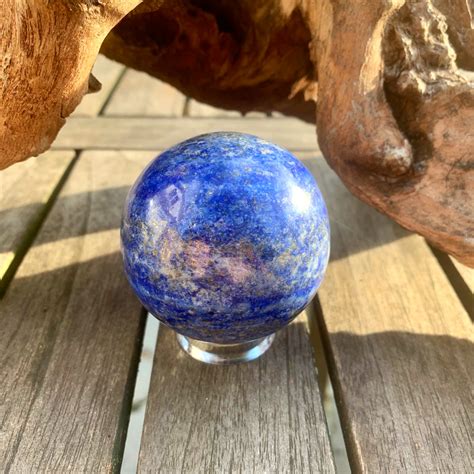 Boule En Pierre De Lapis Lazuli De G Qualit Extra Pi Ce Unique