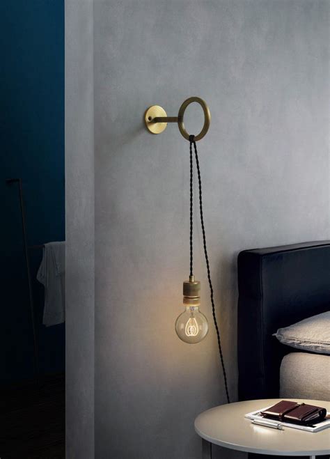 Circus Loop Minimalist Wall Light With Wall Socket Tudoandco Tudo And Co Wall Lights Bedroom