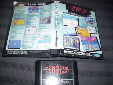 Jeu Sega Megadrive Menacer En Bo Te Sans Notice Eur Picclick Fr