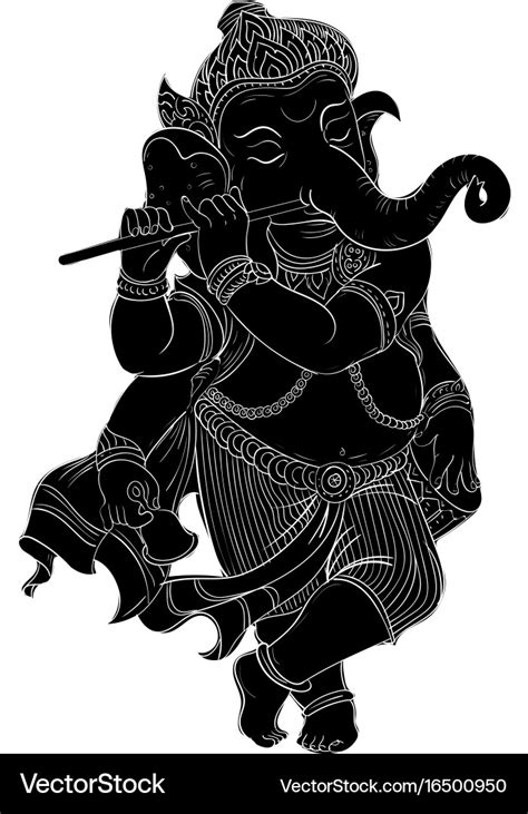 Lord Ganesha Royalty Free Vector Image Vectorstock