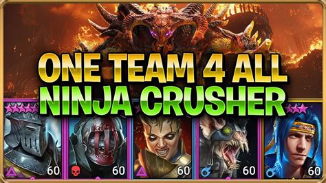 ONE KEY THEM ALL NINJA CRUSHER UNKILLABLE CLAN BOSS GUIDE FOR ALL