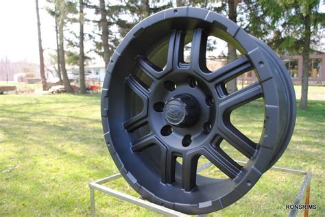 Ford F150 250 7 Lug Bolt Wheels 7 On 150 Mm Ion 179 Matte Black