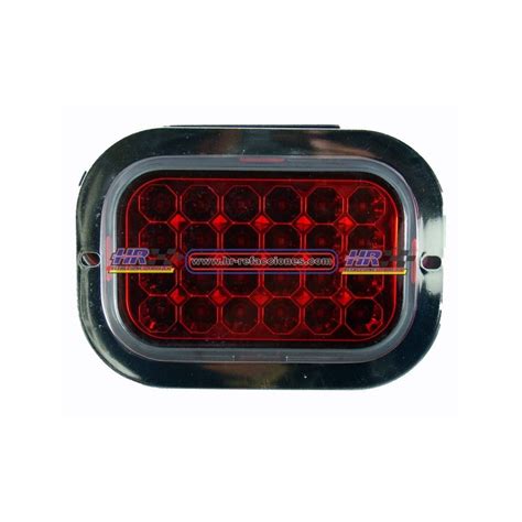 Acc Luz Plafon Rectangular Led Con Contoro Gel V Fijo Y Estrobo