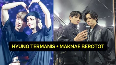 MOMEN V BTS JUNGKOOK SEBAGAI HYUNG MANIS MAKNAE BEROTOT YouTube