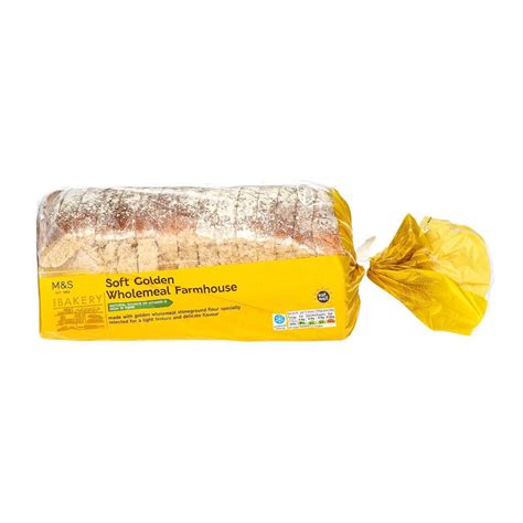 Soft Golden Wholemeal Farmhouse Bread Loaf Marks Spencer Cyprus