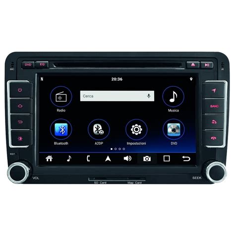 Autoradio PHONOCAR VM117D Avec Bluetooth Mirror Link Et Lecteur CD