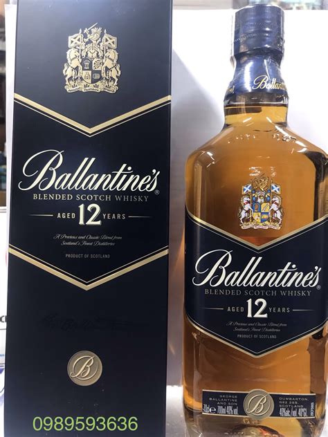 RƯỢU BALLANTINES 12 NĂM CHÍNH HÃNG - Rượu Vang Rượu Mạnh NK CHÍNH HÃNG ...